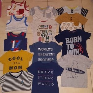Toddler Boy shirts LOT
